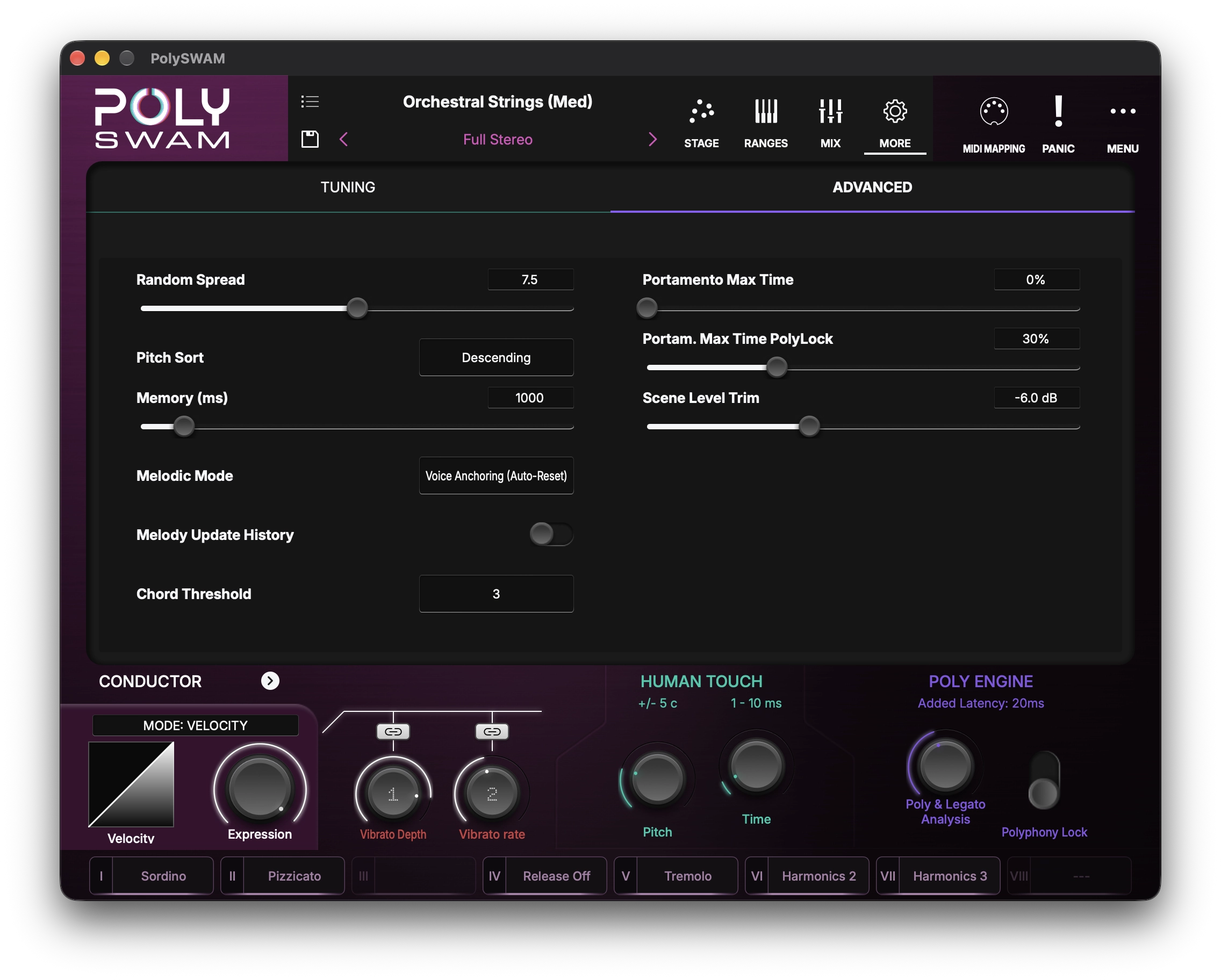 More View / Advanced